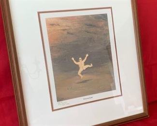 076 Byron Fish Signed Print Free At Last