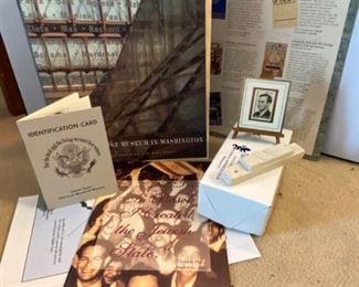 116 Raoul Wallenberg Stamp, Book and Mezuzah