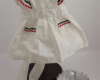 American Girl Doll Molly Party Pinafore Set