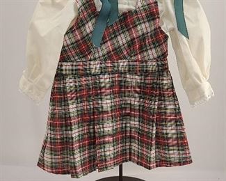Pleasant Doll Company American Girl Doll Molly Plaid School Jumper Set