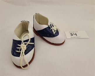 American Girl Doll Molly Blue Saddle Shoes