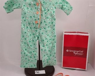 American Girl Doll Kit 1 Piece Pajamas Union Suit