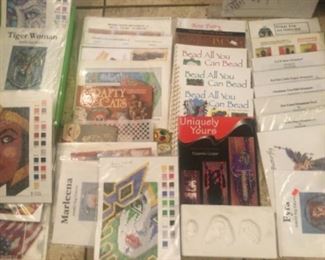 So many books! And kits, complete with beads, molds, how to books with specific patterns