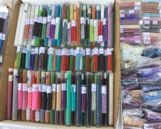 Seed beads, many sizes available, majority of delica beads, all at a fraction of retail prices paid