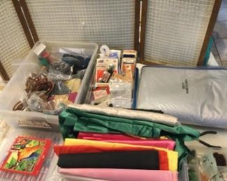 Ironing board cover, fabrics, 