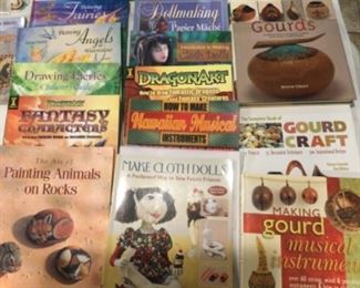 Books from rock painting to gourds 