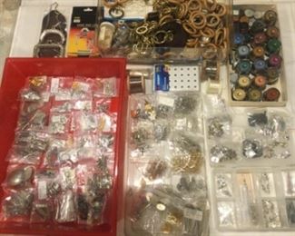 Fun findings and decorations , rings, paints, 