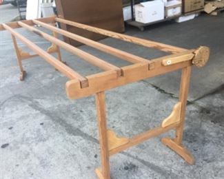 Quilt Rack, quality wood would cost a fortune to replace