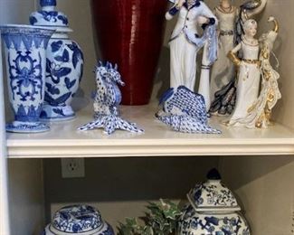 Blue & white selections