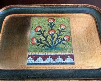 Small mosaic style tray
