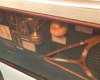 Wimbledon Championship" shadow box