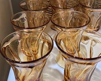 Fostoria Jamestown Amber Glassware