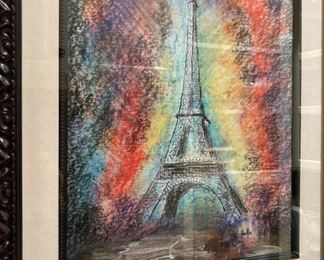 Framed Paris art