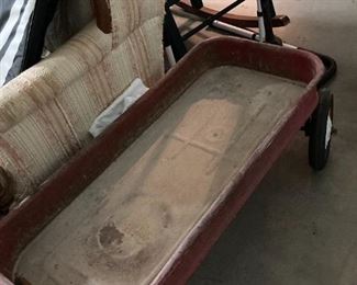 Old red wagon