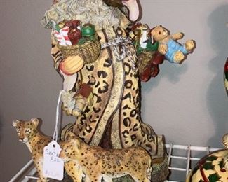 Leopard outfit Santa
