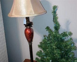 Small Christmas tree; one of several lamps