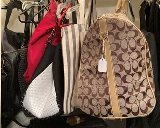 Coach and other travel bags