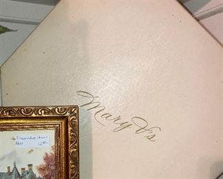 Vintage Mary V's hat box