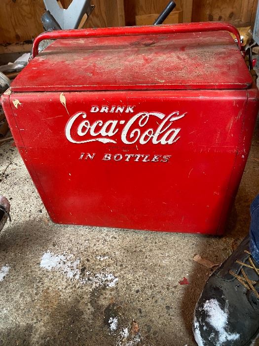 1 of 2 Antique Coke coolers