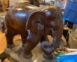 Massive Elephant - incredible solid Teak - bring friends and a truck!!! 