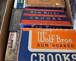 . . . a fine collection of cigar boxes