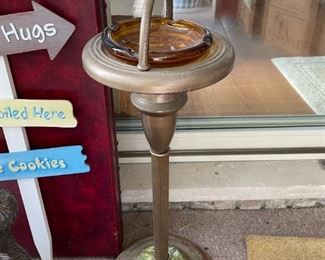 . . . a nice find -- vintage ash tray with marble base
