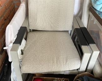 . . . one of several nice patio chairs