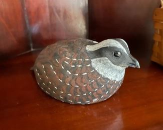 . . . a cute wood-carved bird