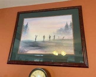 . . . a golf-themed print