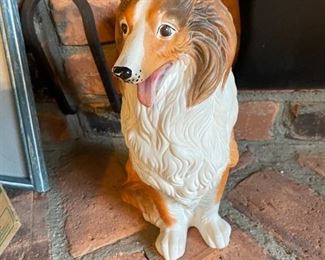 . . . a Lassie chalkware piece