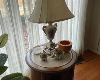 . . . a nice lamp table with lamp