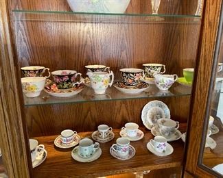. . . there are quite a few cups and saucers