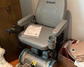 . . . this is a Hoveround electric chair in excellent condition