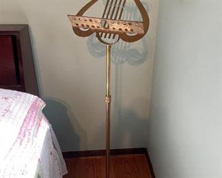 . . . a classic piece -- an old brass music stand!