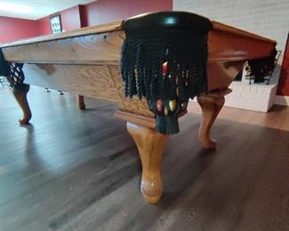Brand - Overland Billiards Company
PLEASE NOTE: This item is available for pre-sale.   Our Price $500.00  - Moving through Stokes Billards is $275.00     
