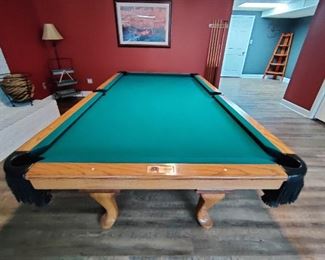 Brand - Overland Billiards Company
PLEASE NOTE: This item is available for pre-sale.   Our Price $500.00  - Moving through Stokes Billards is $275.00    

