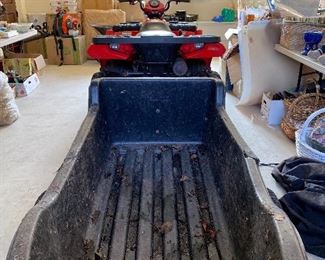 2005 POLARIS SPORTSMAN 400 WITH PLOW AND CART!