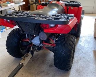 2005 POLARIS SPORTSMAN 400 WITH PLOW AND CART!