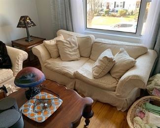 Down Filled Matching Sofa and Love Seat