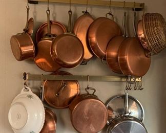 copper pots