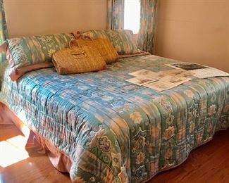 King bed frame with mattress set included