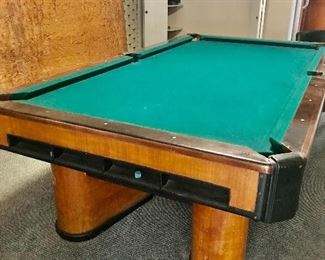 Vintage Brunswick Commander pool table