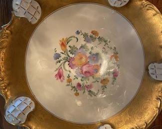 Beautiful Rosenthal Gold Encrusted Antique Charger