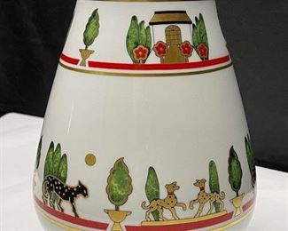 La Maison de Cartier Limoges 1986 Panther Vase