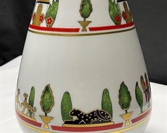 La Maison de Cartier Limoges 1986 Panther Vase