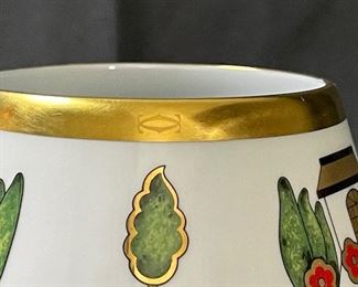 La Maison de Cartier Limoges 1986 Panther Vase