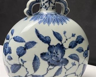 FF Japan - Blue and White China Dish and Vase