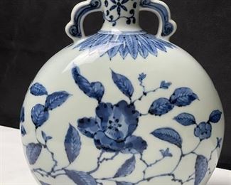 FF Japan - Blue and White China Dish and Vase
