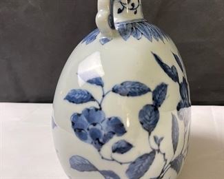 FF Japan - Blue and White China Dish and Vase