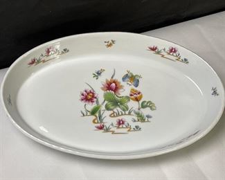 Louis Lourioux "Le Faune" Fireproof Porcelain Serving Dish and 3 Quart Covered Casserole